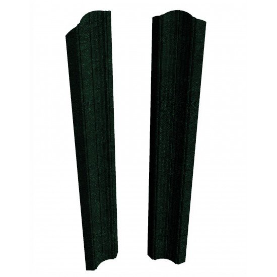 ШТАКЕТНИК "М-ОБРАЗНЫЙ РИФЛЕНЫЙ" 121мм МАТОВЫЙ ОДНОСТОРОННИЙ