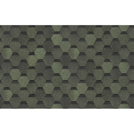 ГИБКАЯ ЧЕРЕПИЦА ШЕСТИГРАННИК ЗЕЛЕНЫЙ DOCKE-PIE EURASIA