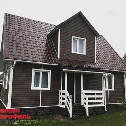 САЙДИНГ АКРИЛОВЫЙ КОРАБЕЛЬНЫЙ БРУС ОРЕХ ТЕМНЫЙ 3660х230мм КАНАДА ПЛЮС ПРЕМИУМ АЛЬТА-ПРОФИЛЬ