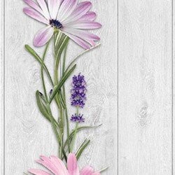 ПАНЕЛЬ ПВХ ГОРНАЯ ЛАВАНДА 2500х250мм (SANRELIA)