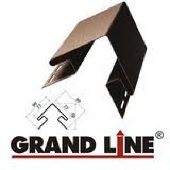 Угол наружный КОРИЧНЕВЫЙ для сайдинга GrandLine 3м