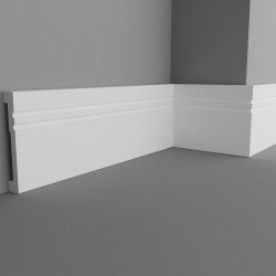 ПЛИНТУС НАПОЛЬНЫЙ ДЮРОПОЛИМЕРНЫЙ UHD PN 080.12 2000х80мм FAMILY PLINTUS