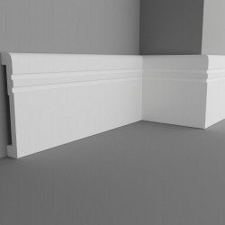 ПЛИНТУС НАПОЛЬНЫЙ ДЮРОПОЛИМЕРНЫЙ UHD PM 080.12 2000х80мм FAMILY PLINTUS