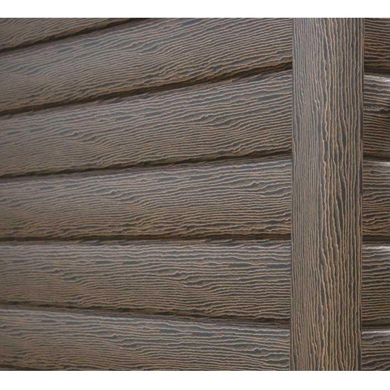 САЙДИНГ БЛОК-ХАУС ДУБ МОРЕНЫЙ 3050х230мм ТИМБЕР-БЛОК Ю-ПЛАСТ