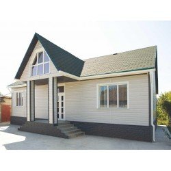 САЙДИНГ БЛОК-ХАУС ЯСЕНЬ БЕЛЕНЫЙ 3050х230мм ТИМБЕР-БЛОК Ю-ПЛАСТ