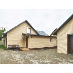 САЙДИНГ БЛОК-ХАУС ЯСЕНЬ ЗОЛОТИСТЫЙ 3050х230мм ТИМБЕР-БЛОК Ю-ПЛАСТ