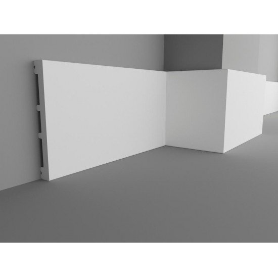 ПЛИНТУС НАПОЛЬНЫЙ ДЮРОПОЛИМЕРНЫЙ UHD P 122.12 2000х122мм FAMILY PLINTUS