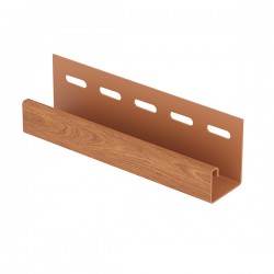 J-ПЛАНКА ДУБ ЗОЛОТОЙ 3,05м ДЛЯ СОФФИТА Ю-ПЛАСТ