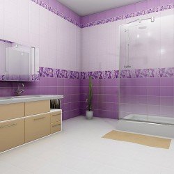 КОМПЛЕКТ ПАНЕЛЕЙ ПВХ КАПЛИ РОСЫ СИРЕНЬ 2700х500мм (UNIQUE)