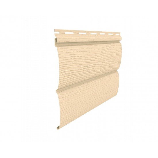 САЙДИНГ БЛОК-ХАУС КОФЕ С МОЛОКОМ 3050х230мм Ю-ПЛАСТ