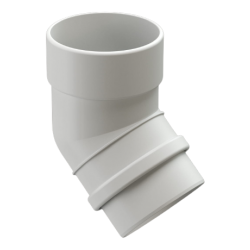 КОЛЕНО ТРУБЫ 45гр ПВХ D100 (DÖCKE LUX)