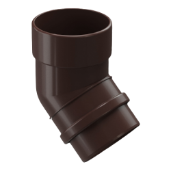 КОЛЕНО ТРУБЫ 45гр ПВХ D100 (DÖCKE LUX)