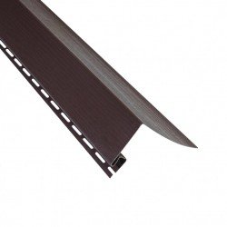 Околооконная планка КОРИЧНЕВАЯ 140мм 3,0м для сайдинга Альта-Профиль