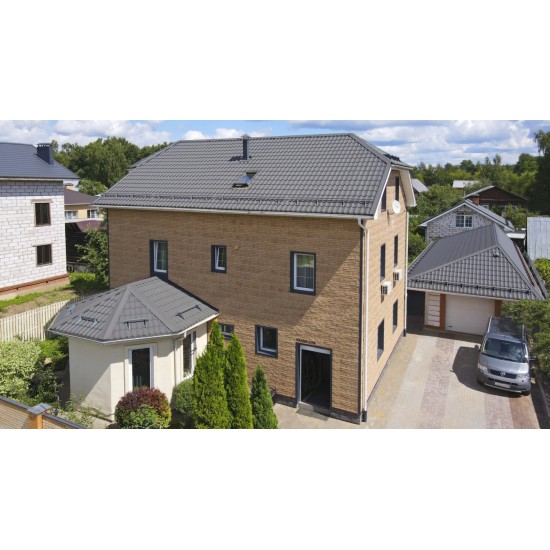 Фасадная Панель Демидовский Кирпич ПЕСОК Я-ФАСАД 1475х306мм GRAND-LINE