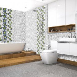 ПАНЕЛЬ ПВХ МИЛЬТОНИЯ КВАДРО 2500х250мм (SANRELIA)