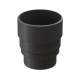 МУФТА-ПЕРЕХОДНИК ТРУБЫ ПВХ D100-85 (DÖCKE LUX)