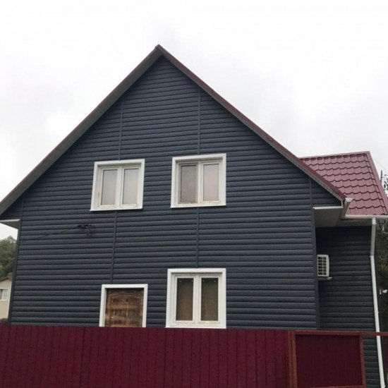 Блок-хаус ГРАФИТ GrandLine 3.0*0.244 (АКРИЛ)