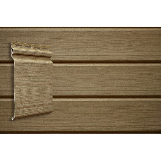 Сайдинг Natural-Брус КЕДР 3000х182мм GrandLine (Design-Tundra)