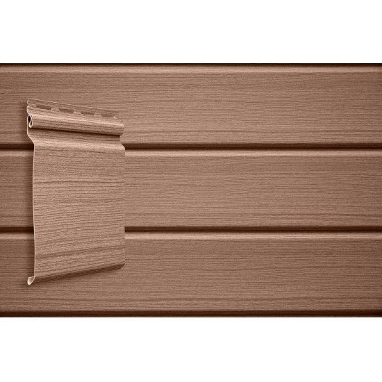 Сайдинг Natural-Брус РЯБИНА 3000х182мм GrandLine (Design-Tundra)