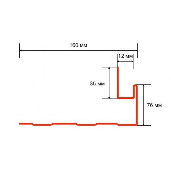 ОКОЛООКОННАЯ ПЛАНКА 160мм КАШТАН 3,0м ДЛЯ САЙДИНГА ТЕХНО-НИКОЛЬ
