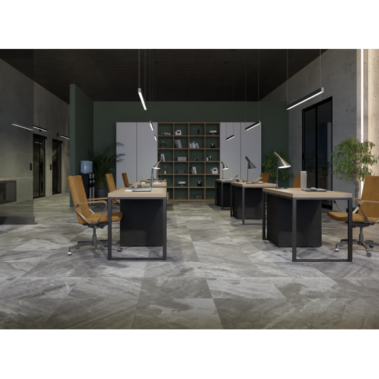 КЕРАМОГРАНИТ ONIX SMOKE GREY OSG-611 600х600х10,5 ПИАСТРЕЛЛА