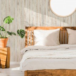 ПАНЕЛЬ ПВХ ПАЛИСАНДР БЕЖЕВЫЙ 2500х250мм (SANRELIA)