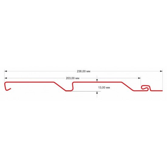 САЙДИНГ КОРАБЕЛЬНЫЙ БРУС ЭДЕЛЬВЕЙС 3000х203мм ТЕХНО-НИКОЛЬ ОПТИМА