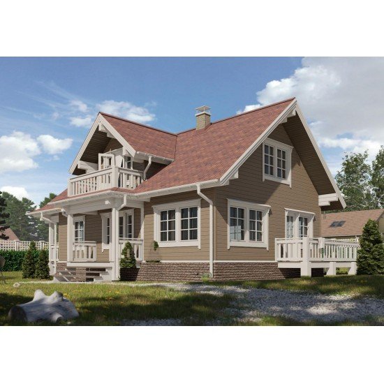 САЙДИНГ БРУС D6S УССУРИЙСКИЙ ЛИСТВЕННИЦА 3600х300мм DOCKE LUX