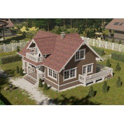 Cайдинг АЛТАЙСКИЙ БЛОК-ХАУС ЛИСТВЕННИЦА D4.7T 3600х240мм DOCKE LUX