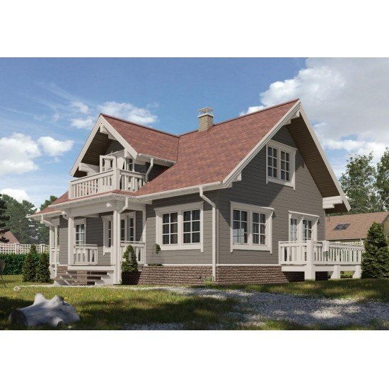 САЙДИНГ БРУС D6S БАЙКАЛЬСКИЙ ЛИСТВЕННИЦА 3600х300мм DOCKE LUX