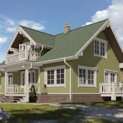 САЙДИНГ БРУС D6S КИПАРИС 3600х300мм DOCKE PREMIUM