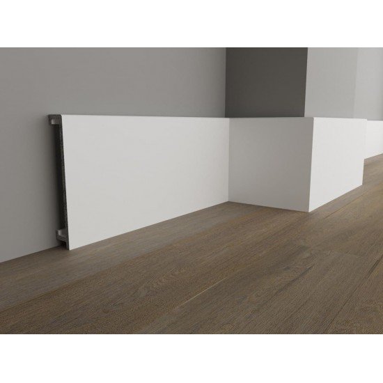 ПЛИНТУС НАПОЛЬНЫЙ ДЮРОПОЛИМЕРНЫЙ UHD PIAZZA-100 2000х100мм FAMILY PLINTUS