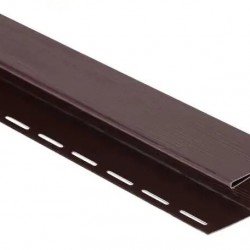 Соединительная планка КОРИЧНЕВАЯ 3,0м для сайдинга Альта-Профиль