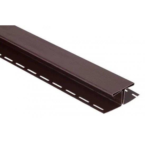 Соединительная планка КОРИЧНЕВАЯ 3,0м для сайдинга Альта-Профиль