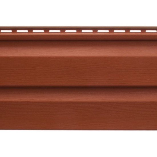 САЙДИНГ АКРИЛОВЫЙ КОРАБЕЛЬНЫЙ БРУС КИРПИЧНЫЙ 3660х230мм КАНАДА ПЛЮС ПРЕМИУМ АЛЬТА-ПРОФИЛЬ