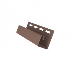 J Профиль ТЕМНО-БЕЖЕВЫЙ для сайдинга GrandLine 3.0м