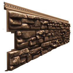 ФАСАДНАЯ ПАНЕЛЬ ROCKY КЕДРОВЫЙ ОРЕХ LUX 1787х285мм DOCKE