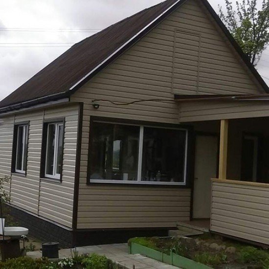 САЙДИНГ БЛОК-ХАУС БЕЖЕВЫЙ 3050х230мм Ю-ПЛАСТ