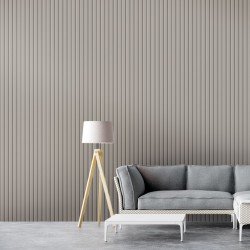 СТЕНОВАЯ ПАНЕЛЬ РЕЕЧНАЯ МДФ SANDGRAU BEATS DE LUXE (STELLA)