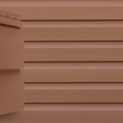 САЙДИНГ КОРАБЕЛЬНЫЙ БРУС ТЕМНО-БЕЖЕВЫЙ 3000х203мм GRAND-LINE SLIM