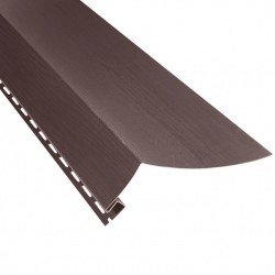 Околооконная планка КОРИЧНЕВАЯ 240мм 3,0м для сайдинга Альта-Профиль