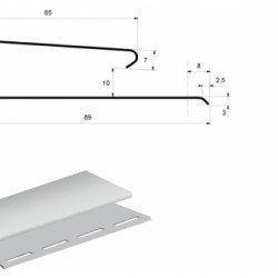 Наличник коричневый для сайдинга GrandLine 3,0