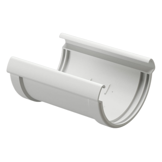 СОЕДИНИТЕЛЬ ЖЕЛОБА ПВХ D141 (DÖCKE LUX)