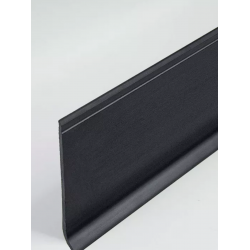 ПЛИНТУС НАПОЛЬНЫЙ ДЮРОПОЛИМЕРНЫЙ UHD STRADA-100 ЧЕРНЫЙ 2000х100мм FAMILY PLINTUS