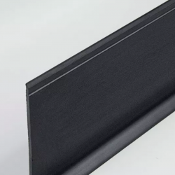 ПЛИНТУС НАПОЛЬНЫЙ ДЮРОПОЛИМЕРНЫЙ UHD STRADA-100 ЧЕРНЫЙ 2000х100мм FAMILY PLINTUS