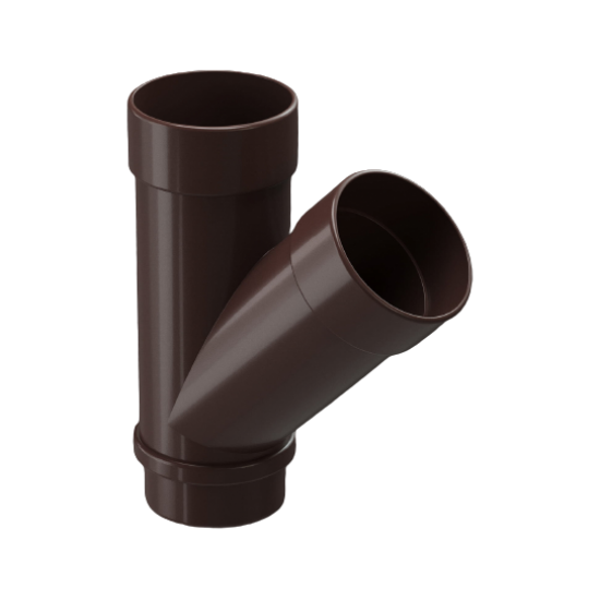 ТРОЙНИК ТРУБЫ 45гр ПВХ D100 (DÖCKE LUX)