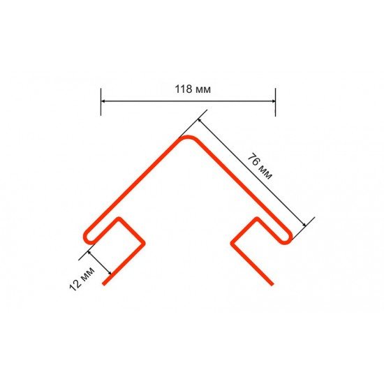 УГОЛ НАРУЖНЫЙ АКАЦИЯ 3,0м ДЛЯ САЙДИНГА ТЕХНО-НИКОЛЬ