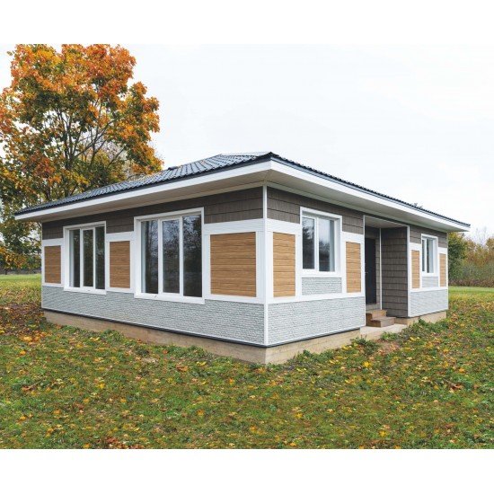 РАЗДЕЛИТЕЛЬ ГРАФИТОВЫЙ 120мм 3,05м ДЛЯ САЙДИНГА И ФАСАДНЫХ ПАНЕЛЕЙ Ю-ПЛАСТ