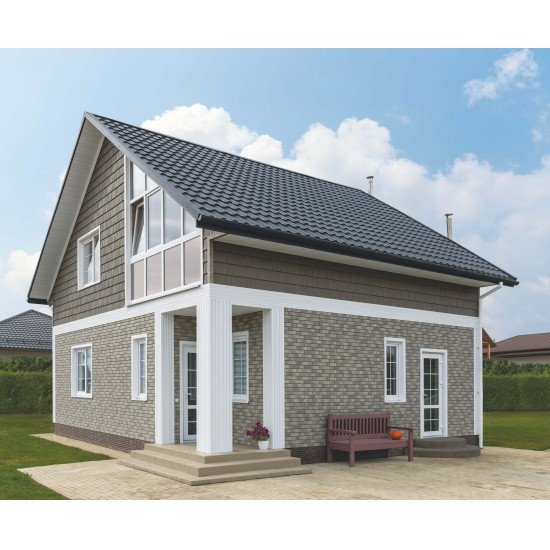 ДОБОР ГРАФИТОВЫЙ 110мм 3,05м ДЛЯ САЙДИНГА И ФАСАДНЫХ ПАНЕЛЕЙ Ю-ПЛАСТ