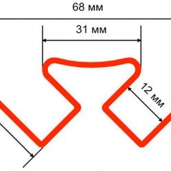УГОЛ ВНУТРЕННИЙ ЭДЕЛЬВЕЙС 3,0м ДЛЯ САЙДИНГА ТЕХНО-НИКОЛЬ